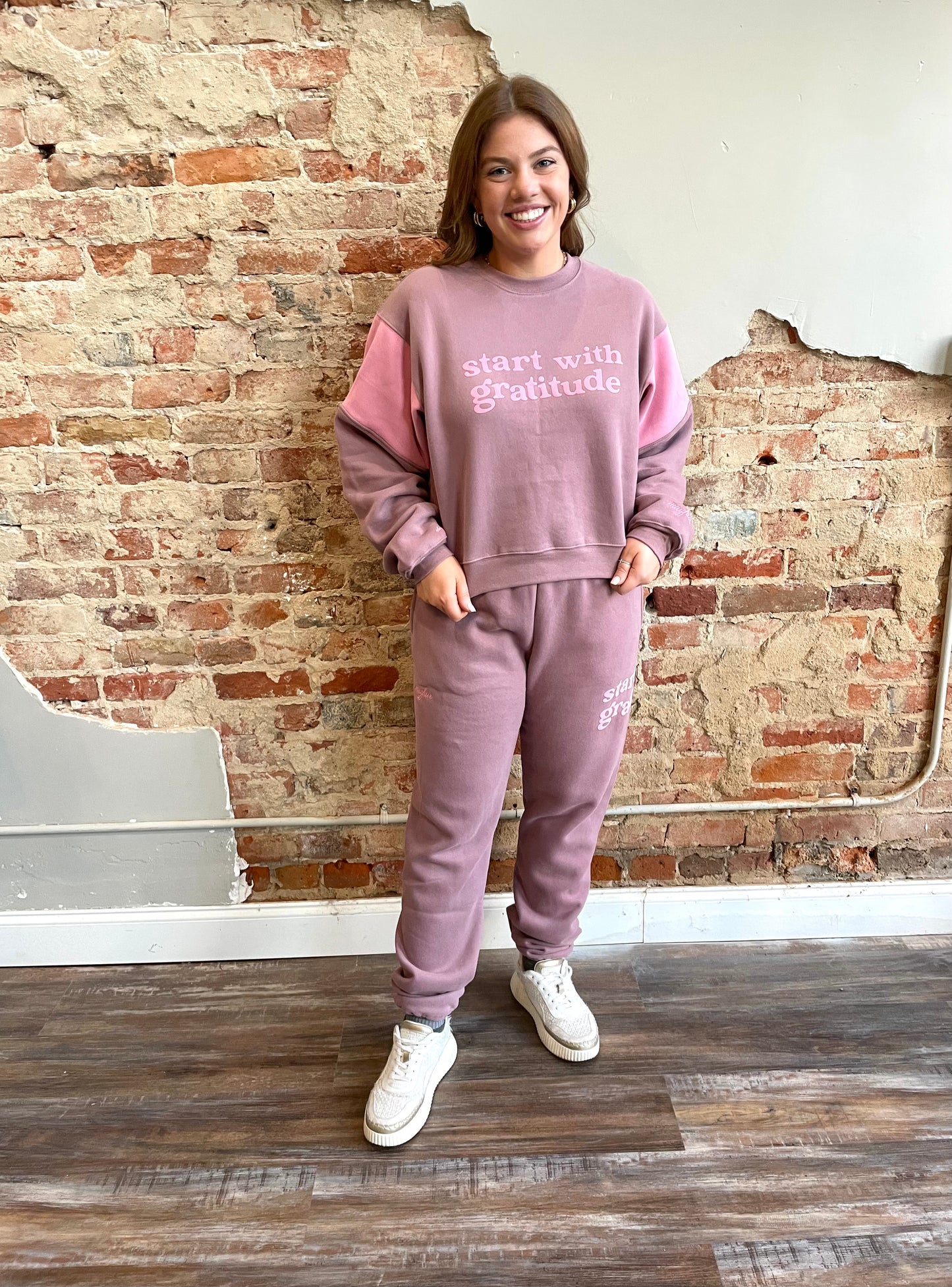 Start With Gratitude Crewneck