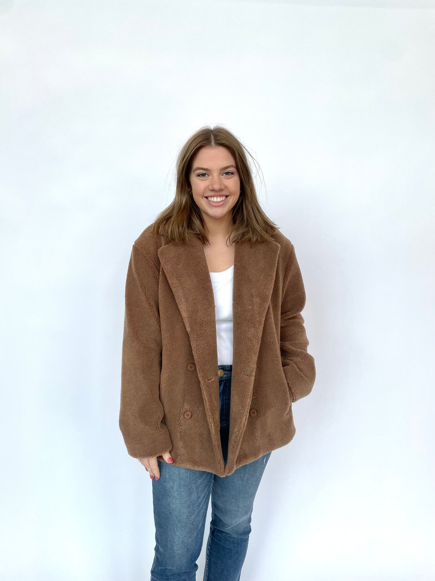 Fuzzy Latte Jacket