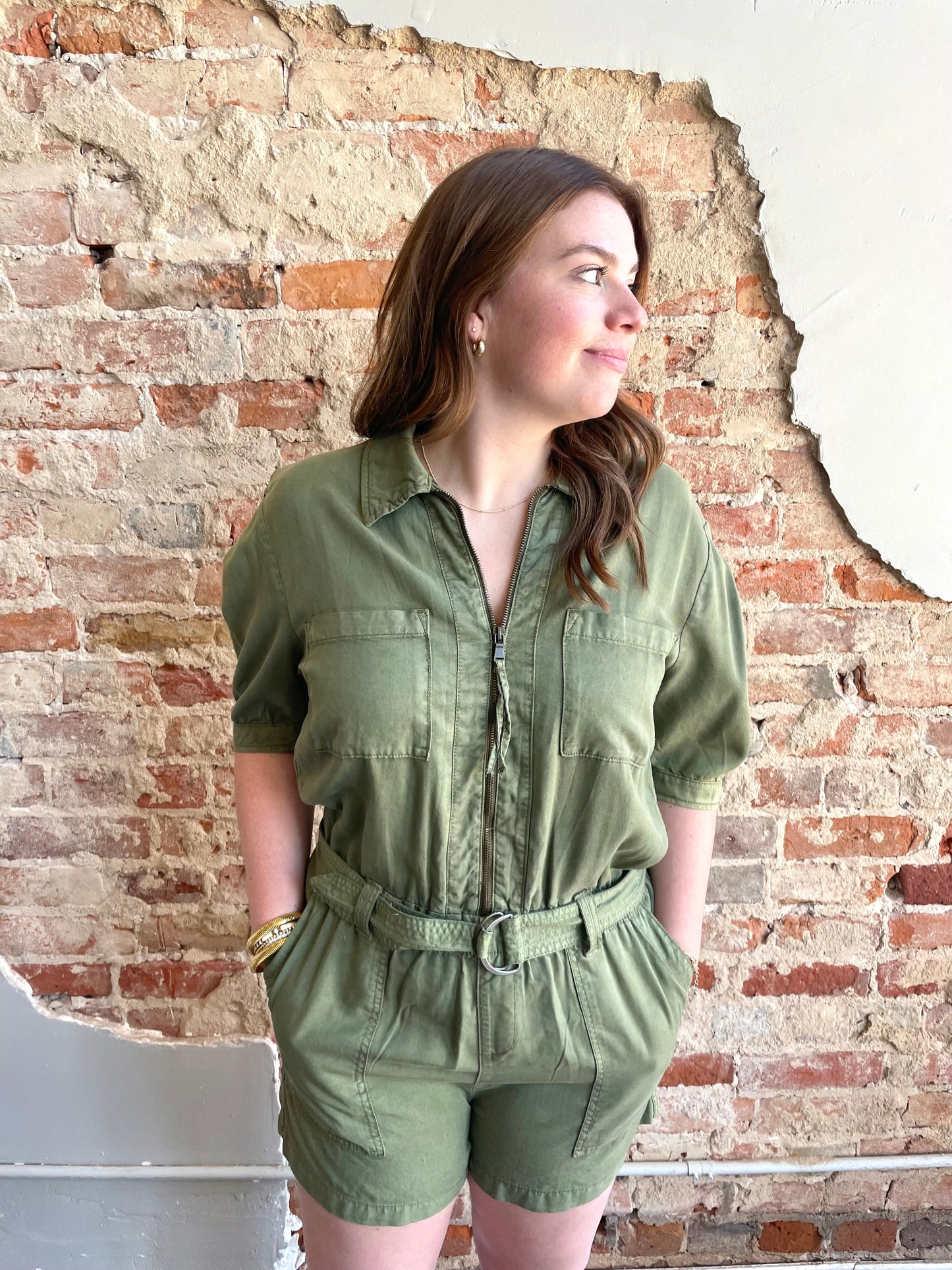 Green Days Romper