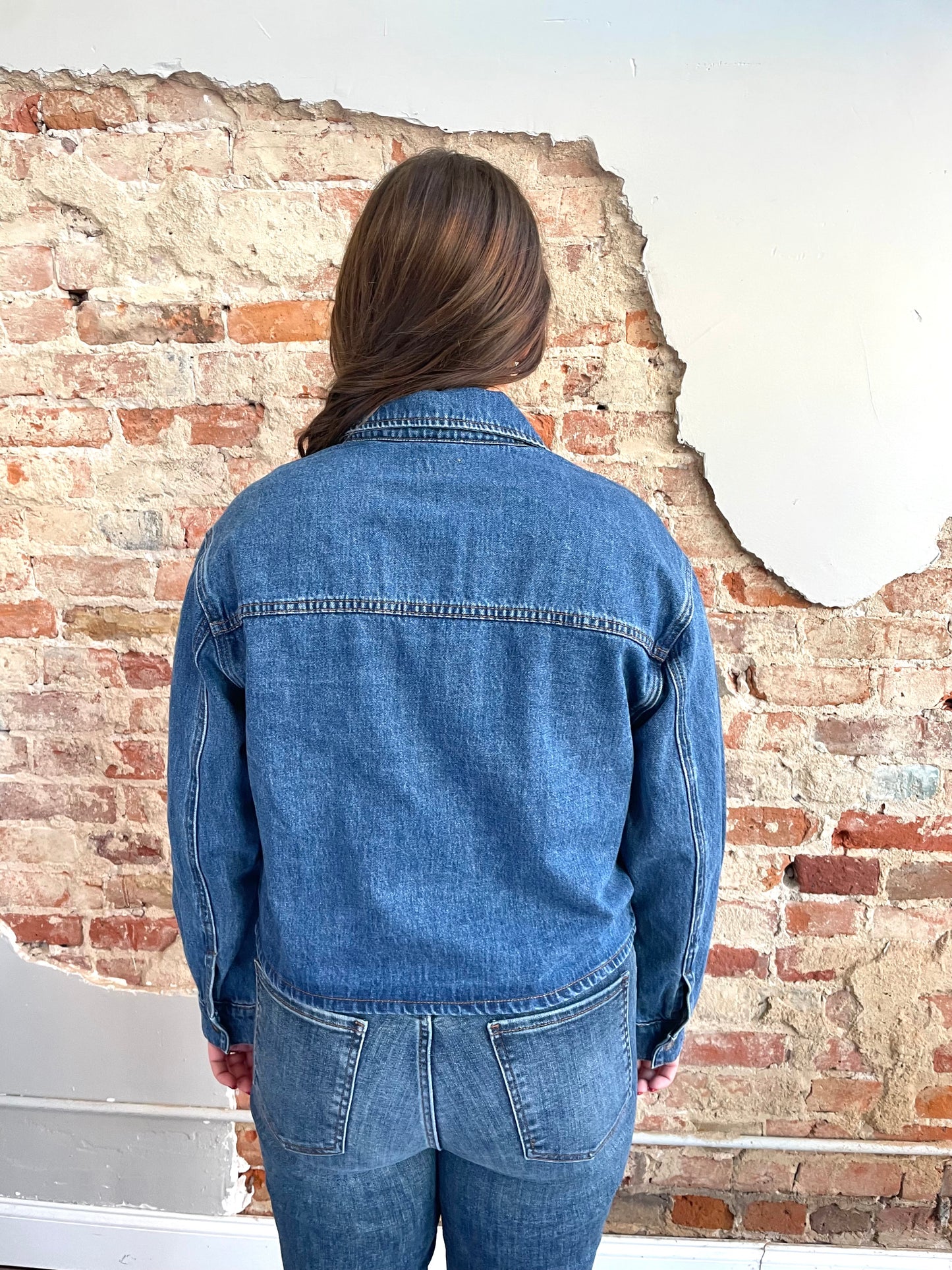 Billie Crop Denim Jacket