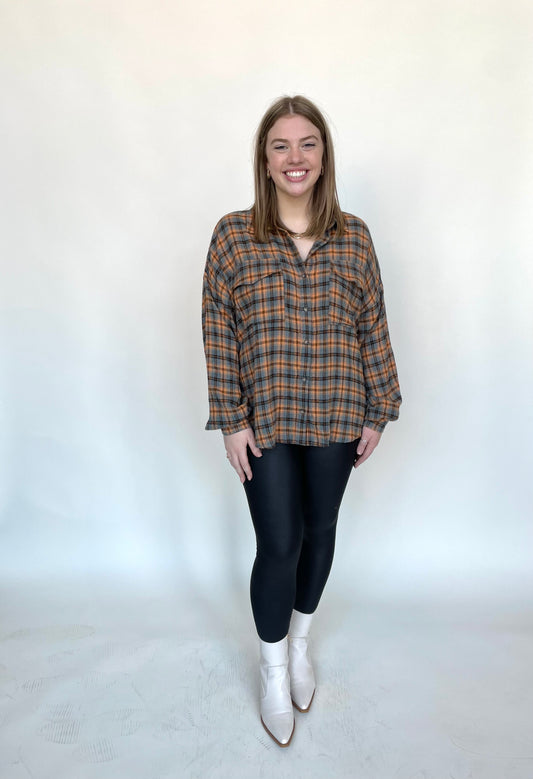 Bonfire Babe Flannel