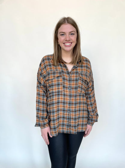 Bonfire Babe Flannel