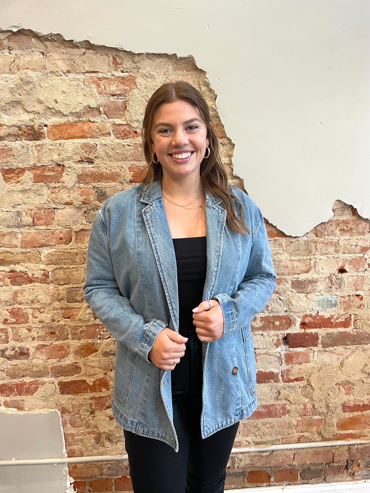 Texas Chic Denim Blazer
