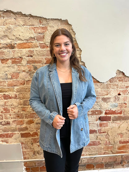 Texas Chic Denim Blazer