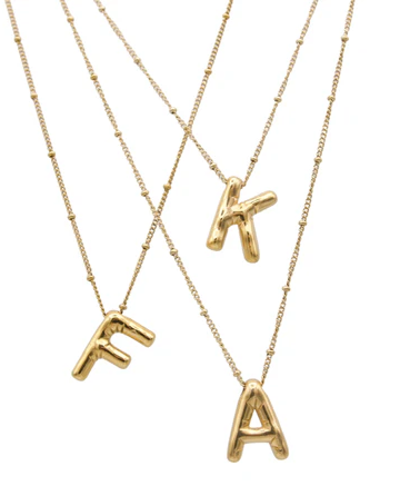 Airhead Initial Necklace