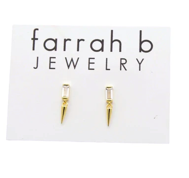 Spiked Dangle Stud Earring